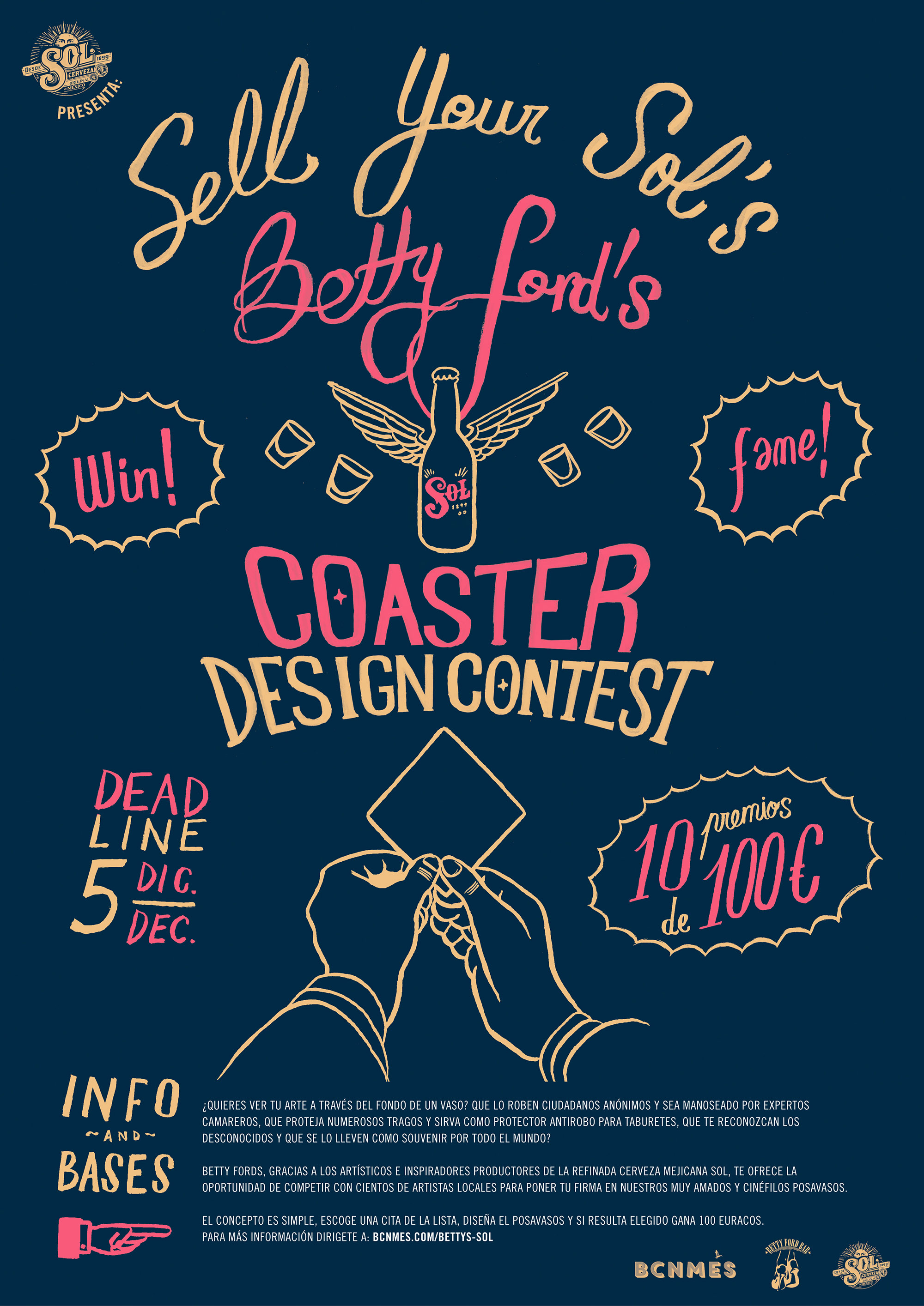 Posetr Betty Coasters