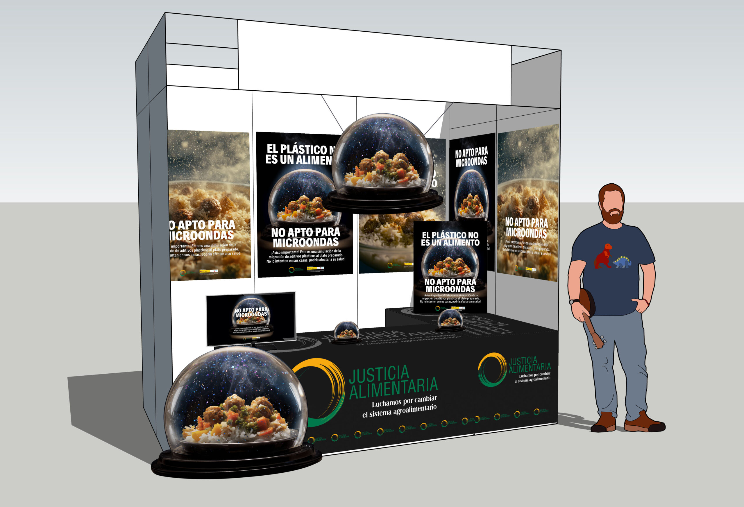 Stand BioCultura Sketch Up copia